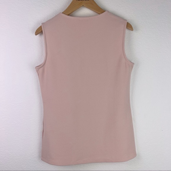 Calvin Klein V Cut Out Sleeveless Blouse Size Small - Picture 3 of 5